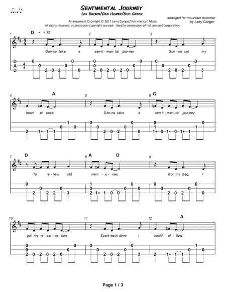 Sentimental Journey Page 2