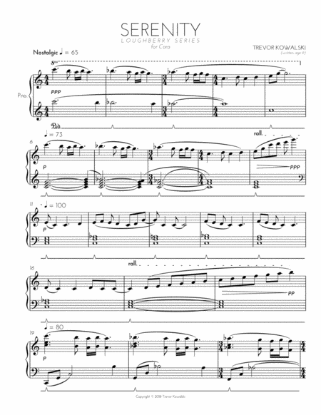 Serenity Solo Piano Page 2