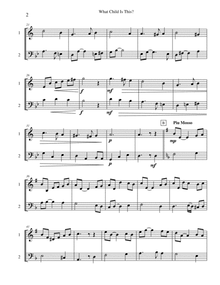 Seven Christmas Duets Page 2