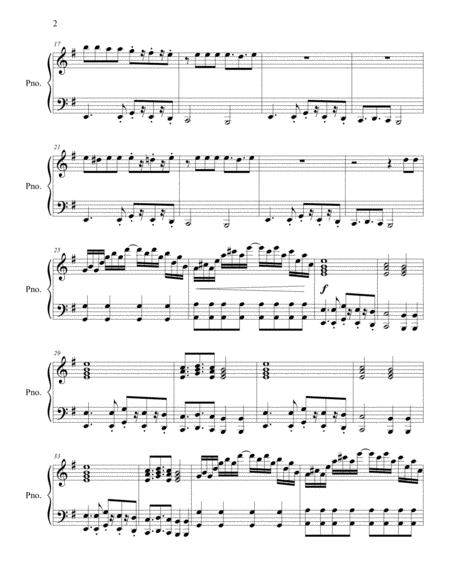 Seven Nation Army Piano Solo Page 2