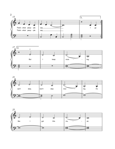 Shake It Off Easy Piano Page 2