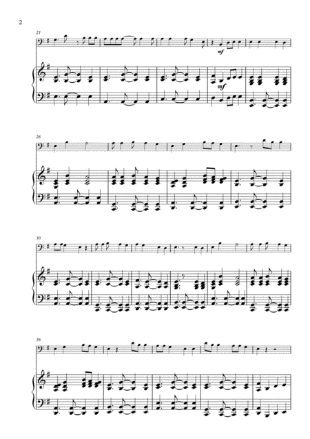 Shape Of You For Bassoon And Piano Page 2