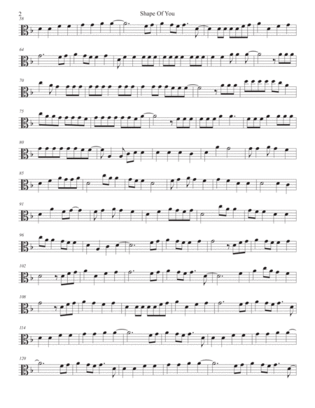 Shape Of You Viola Page 2