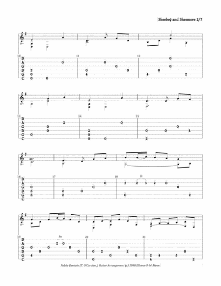 Sheebeg And Sheemore Key Of G For Fingerstyle Guitar Tuned Cgdgad Page 2