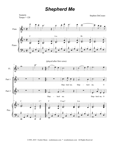 Shepherd Me For 2 Part Choir Page 2