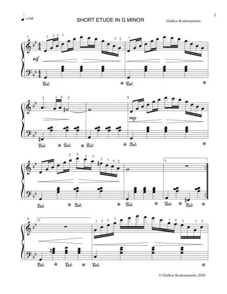 Short Etude In G Minor Page 2