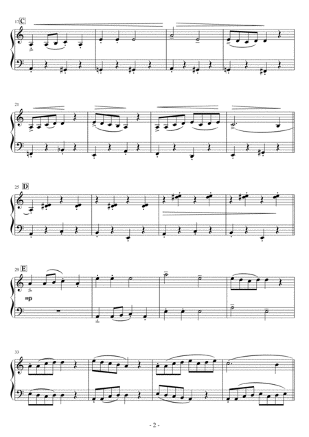 Short Ez Piano 244 For Christmas Entre Le Boeuf E L Ne Page 2