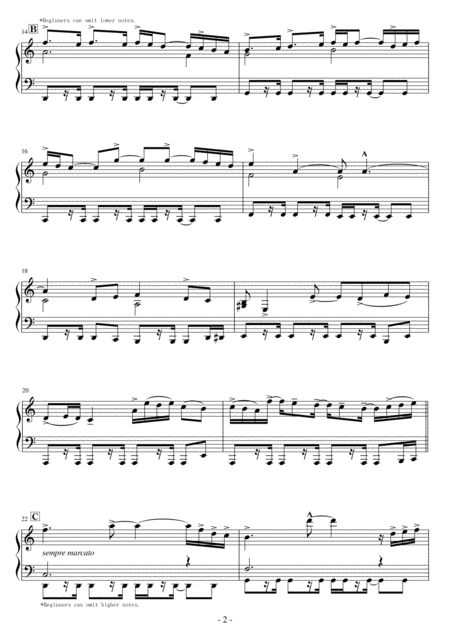 Short Ez Piano 252 The Final Bell From Rocky Page 2