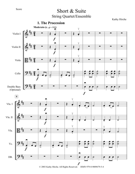 Short Suite String Quartet Ensemble Page 2