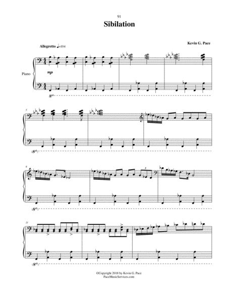 Sibilation Original Piano Solo Page 2