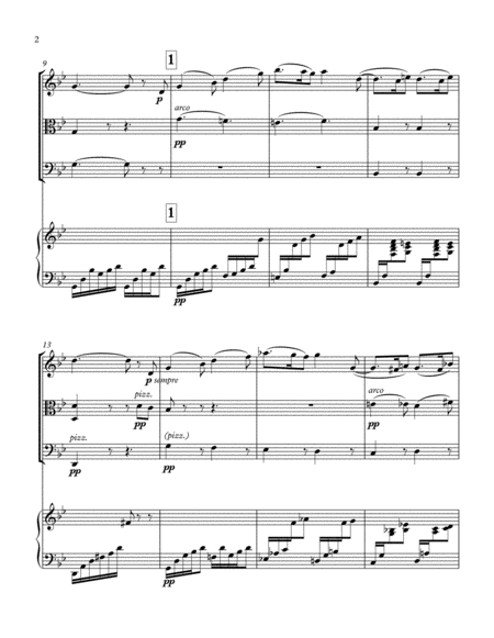 Sicilienne From Pelleas Et Melisande For Piano Quartet Page 2