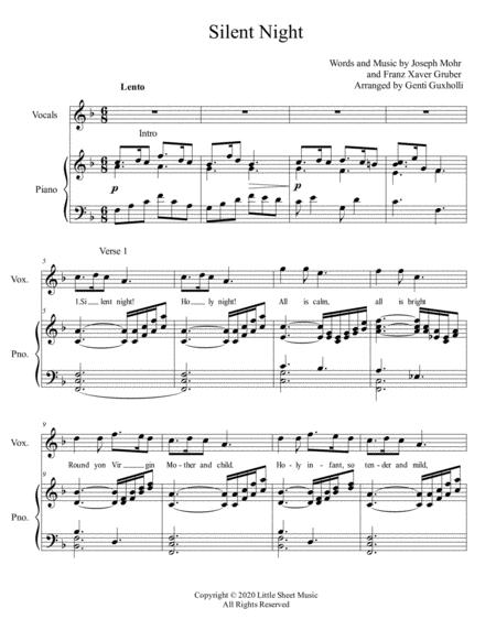 Silent Night Piano Vocal Page 2