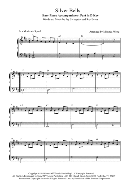 Silver Bells Bassoon And Piano With Chords Page 2
