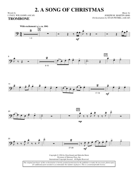 Sing A Song Of Christmas Trombone Page 2