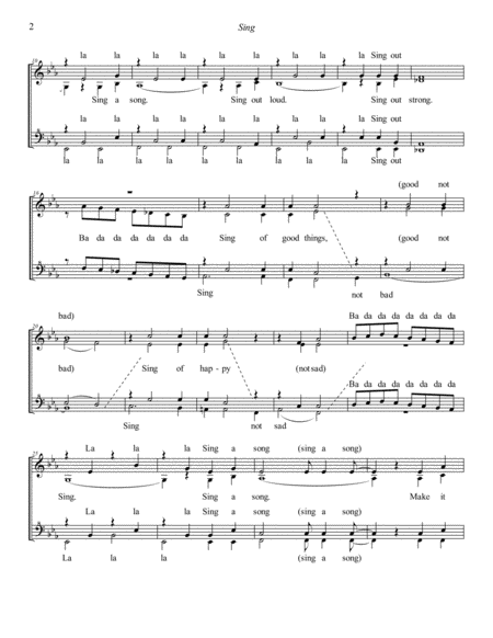 Sing Choral Pricing Page 2