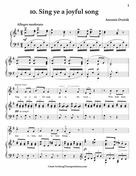 Sing Ye A Joyful Song Op 99 No 10 G Major Page 2