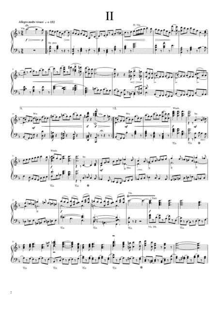 Sir Charles Villiers Stanford Symphony No 3 In F Minor The Irish 2nd Movement Piano Reduction Page 2