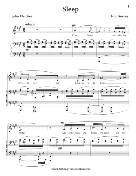 Sleep Transposed To F Sharp Minor Page 2