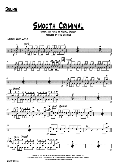 Smooth Criminal 7 Piece Horn Chart Page 2