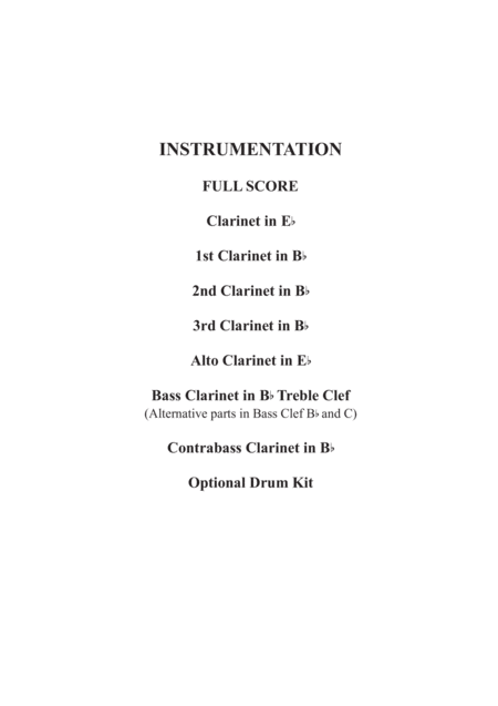 Smooth Criminal For Clarinet Choir And Opt Drum Kit Page 2