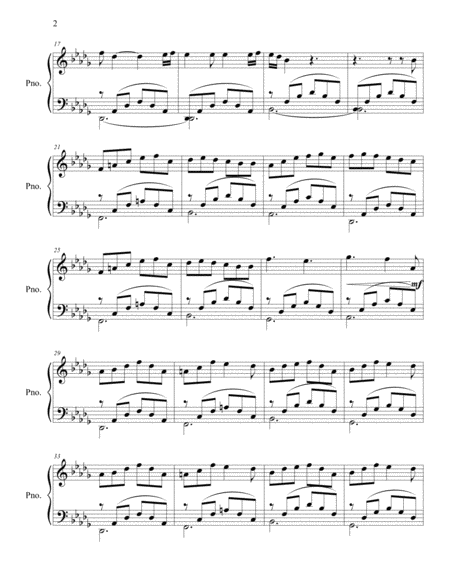 Snowman Piano Solo Page 2