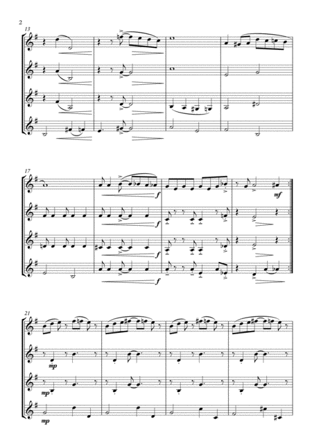 So Nice Summer Samba Arranged For Clarinet Quartet Page 2