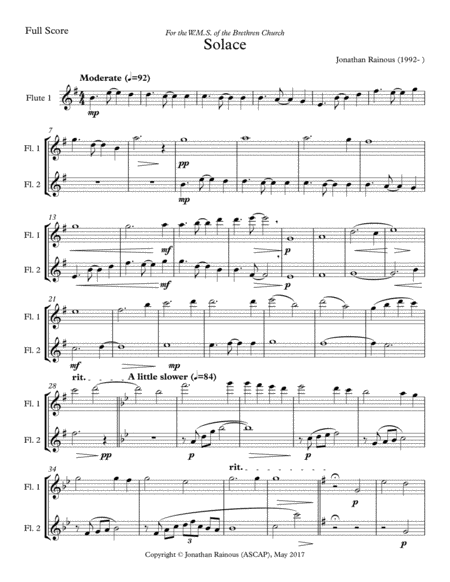 Solace For Flute Duo Page 2