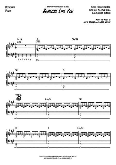 Someone Like You Piano Page 2