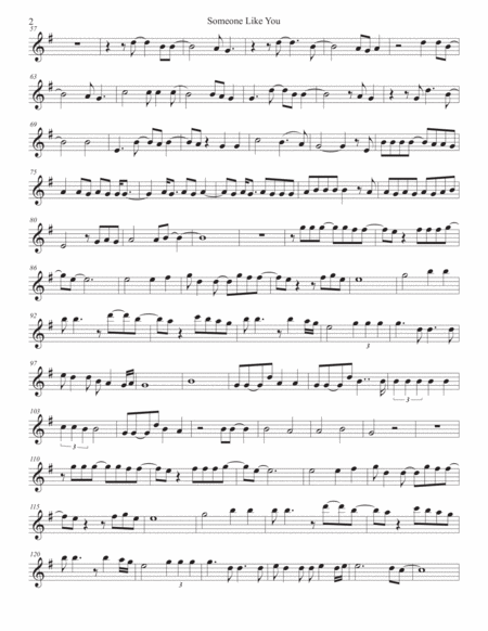 Someone Like You Violin Page 2