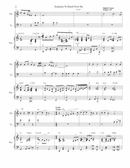 Someone To Watch Over Me Duet For Violin And Cello Page 2