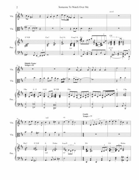 Someone To Watch Over Me Duet For Violin And Viola Page 2