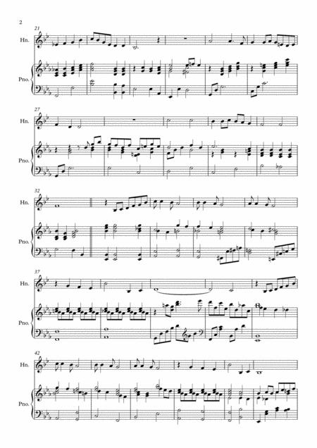 Someone To Watch Over Me Solo For Horn In F Piano In Eb Major Page 2