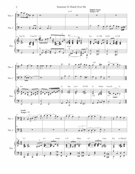 Someone To Watch Over Me Trombone Duet Page 2