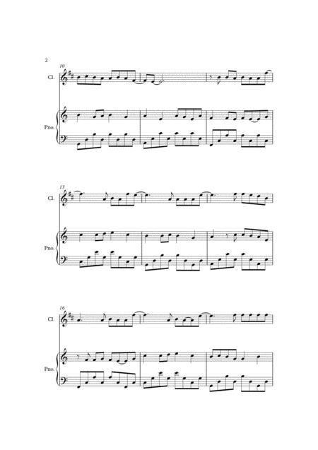 Someone You Loved C Major By Lewis Capaldi Clarinet Piano Page 2