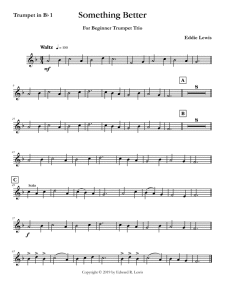 Something Better For Beginner Trumpet Trio Page 2