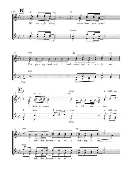 Somewhere Only We Know Womens A Cappella Chorus Page 2