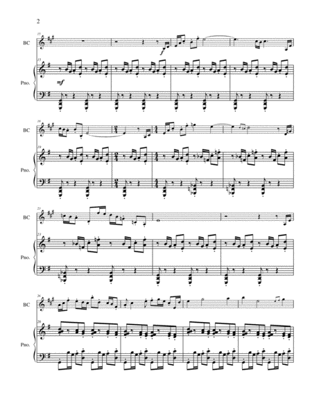 Sonata For Bass Clarinet Page 2