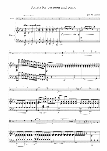 Sonata For Bassoon And Piano Page 2