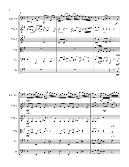 Sonata For Cello Rv 40 Movement 2 Page 2