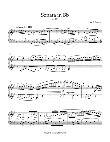 Sonata In Bb Major K 333 Page 2
