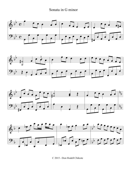 Sonata In G Minor Page 2