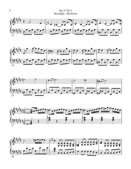 Sonata No 14 Op 27 No 3 Presto Agitato Page 2