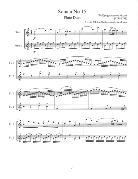 Sonata No 15 Flute Duet Page 2