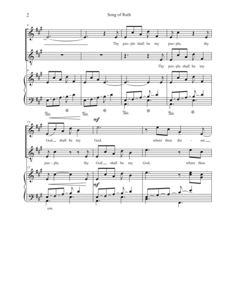Song Of Ruth Whither Thou Goest Duet In A Page 2