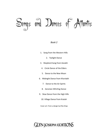 Songs And Dances Of Atlantis For Piano Duet Book 2 Page 2