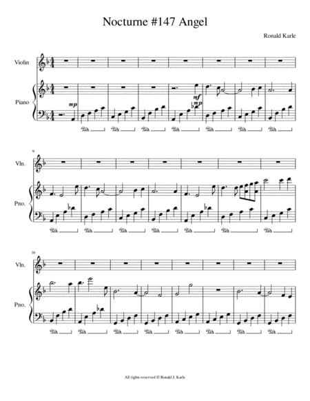 Sorrows Light Piano Composition Page 2