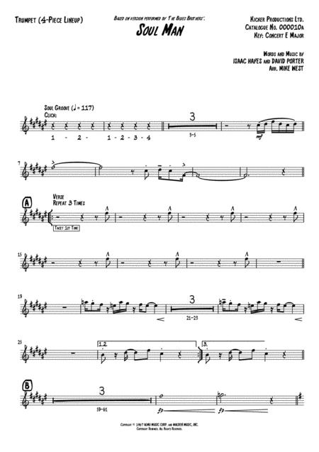 Soul Man 3 Piece Brass Section A Page 2