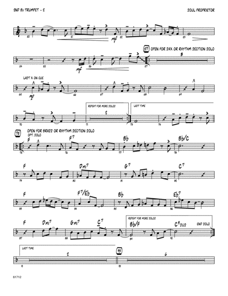 Soul Proprietor 2nd Bb Trumpet Page 2