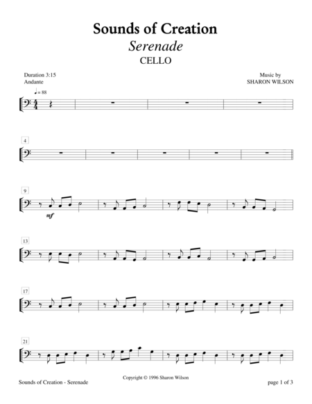 Sounds Of Creation Serenade Violin And Cello Duet With Piano Accompaniment Page 2