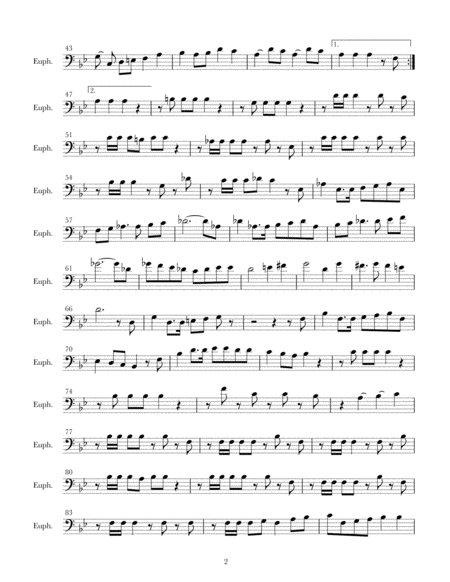 Sounds Of Praise Church Sonata For Tuba Quartet Page 2